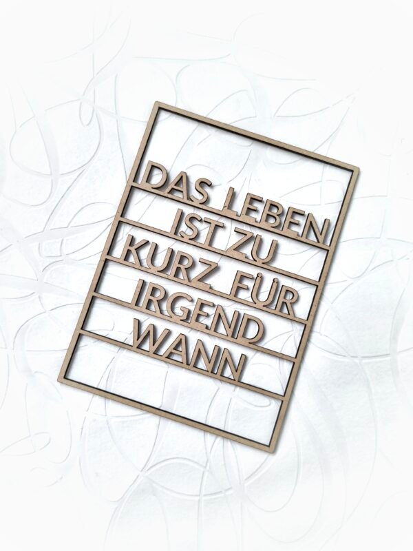 "Feier das Leben" 2er Set – Bild 3